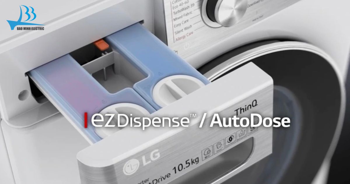 Hệ thống tự động phân bổ nước giặt 