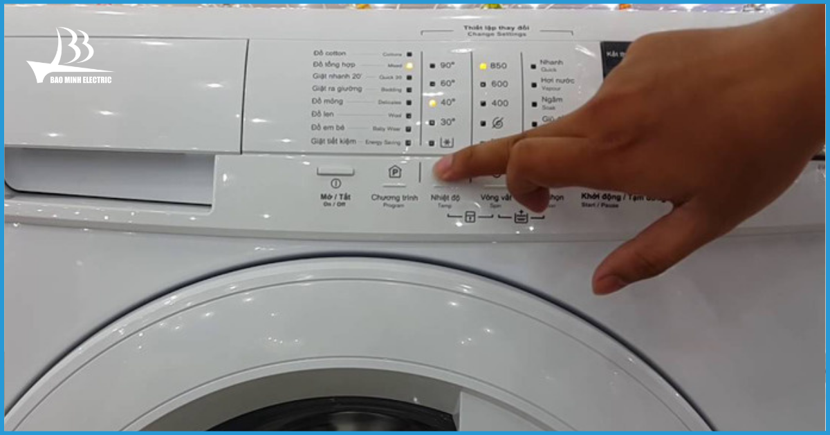 Cách một máy giặt cửa ngang hoạt động 