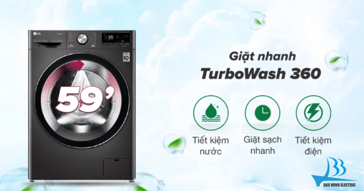 Công nghệ giặt nhanh TurboWash 360