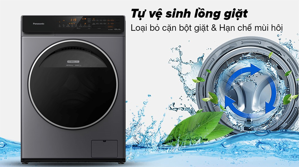 Máy giặt lồng ngang kết hợp sấy Inverter NA-S106FC1LV