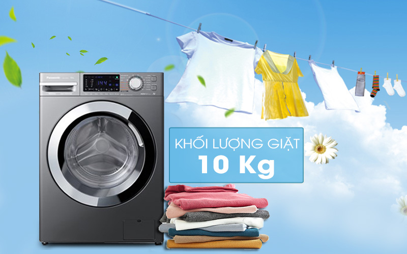 Máy giặt Panasonic 10KG phù hợp với gia đình bao nhiêu thành viên?