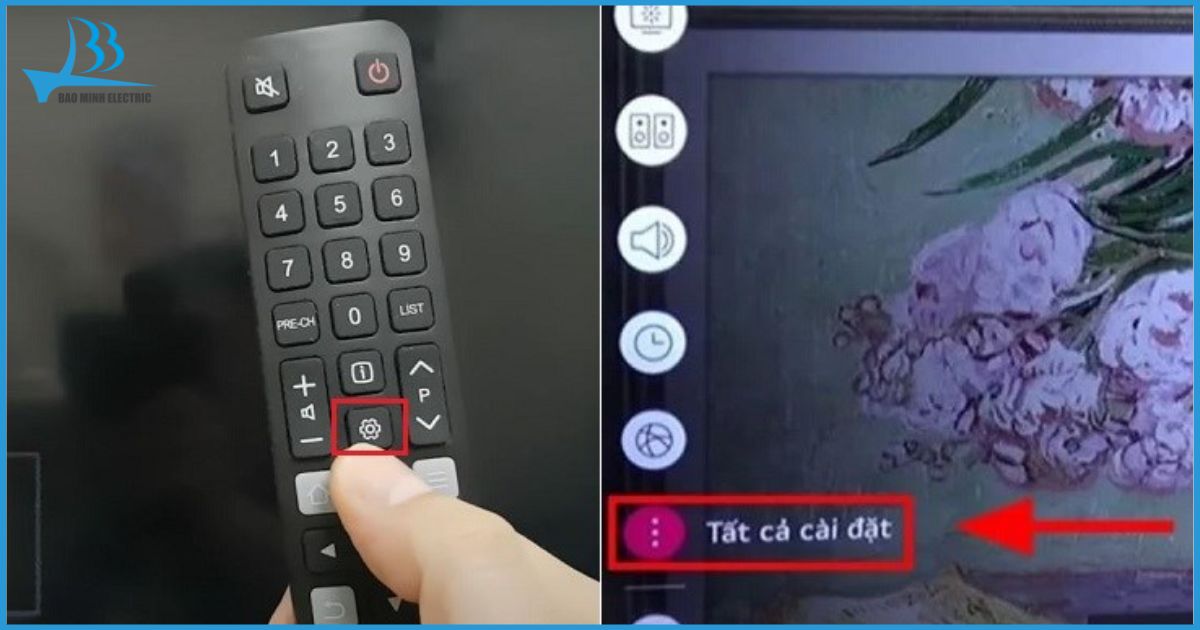 Phím tắt trên remote có thể tắt chế độ TalkBack trên tivi TCL