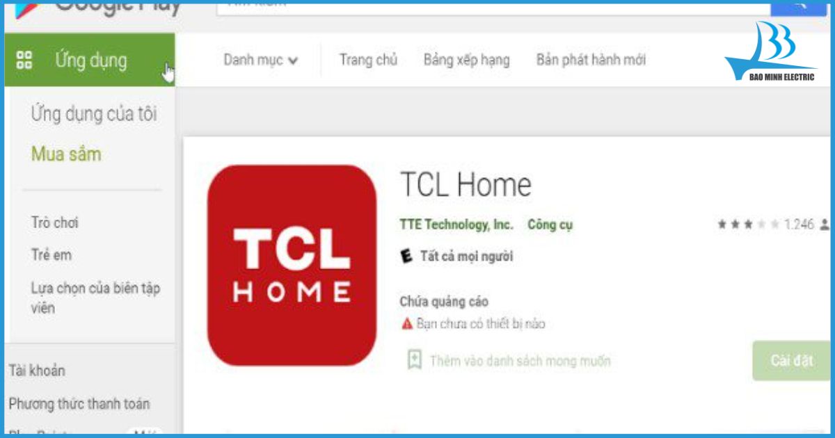 Sử dụng ứng dụng TCL Home trên điện thoại là phương pháp tiện lợi nhất để kích hoạt và theo dõi thời hạn bảo hành của thiết bị.
